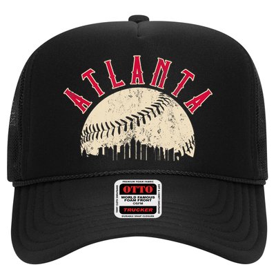 Vintage Atlanta Baseball Skyline Hat