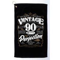 Vintage All Bark No Bite 90th Birthday Est 1935 Golf Towel