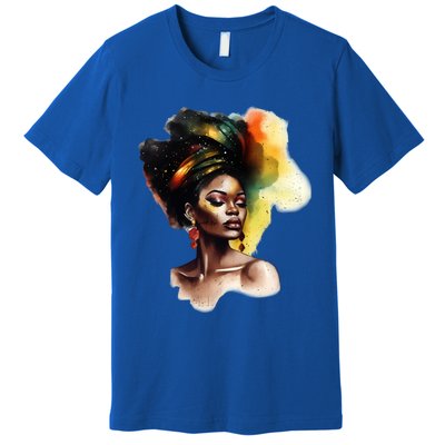 Vibrant Afro Beauty Junenth Black Freedom Black History Gift Premium T-Shirt