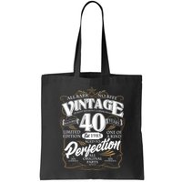 Vintage All Bark No Bite 40th Birthday Est 1985 Bag