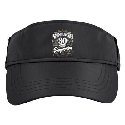 Vintage All Bark No Bite 30th Birthday Est 1995 Adult Drive Performance Visor
