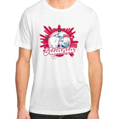 Vintage Atlanta Baseball Adult ChromaSoft Performance T-Shirt