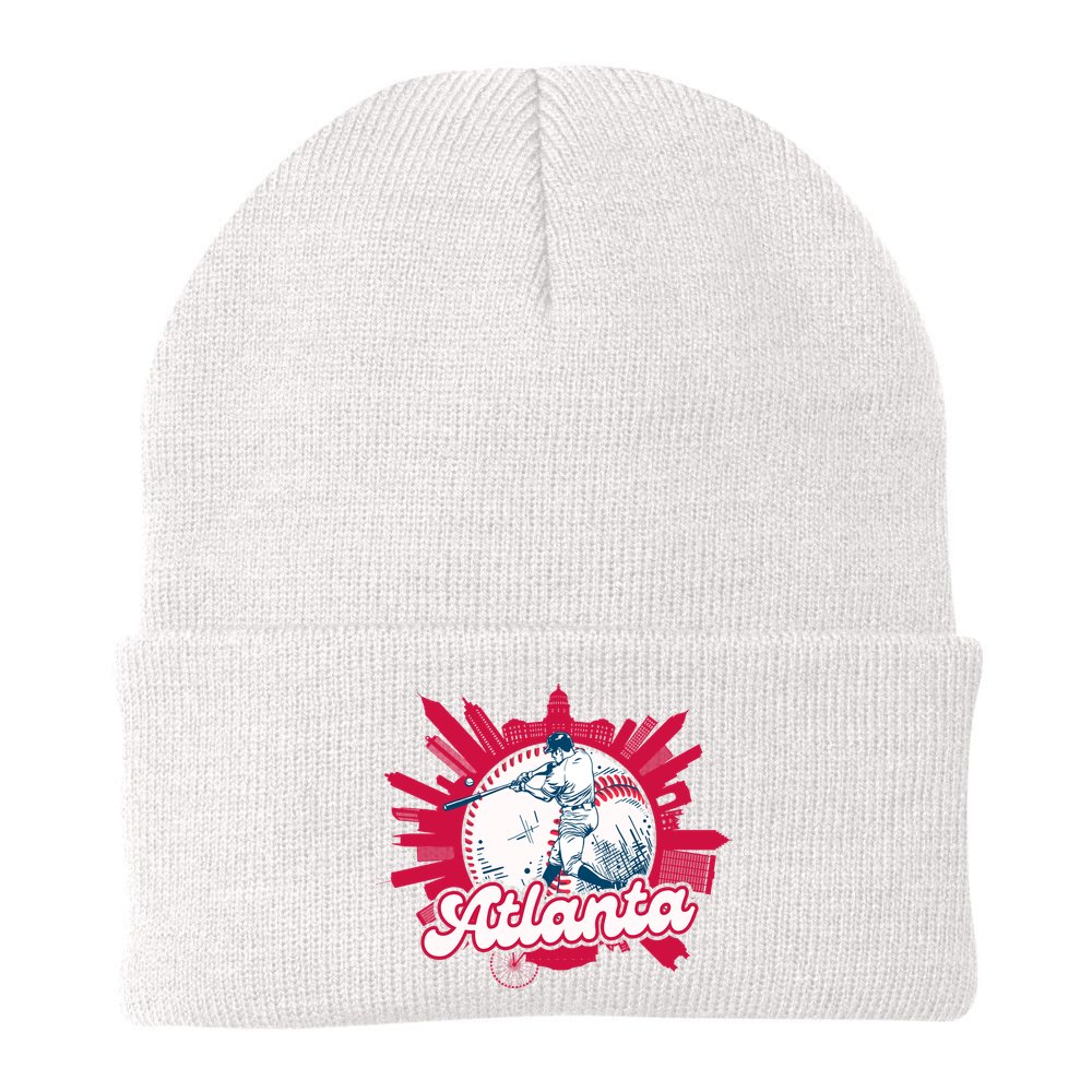 Vintage Atlanta Baseball Beanie