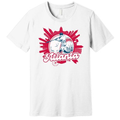 Vintage Atlanta Baseball Premium T-Shirt