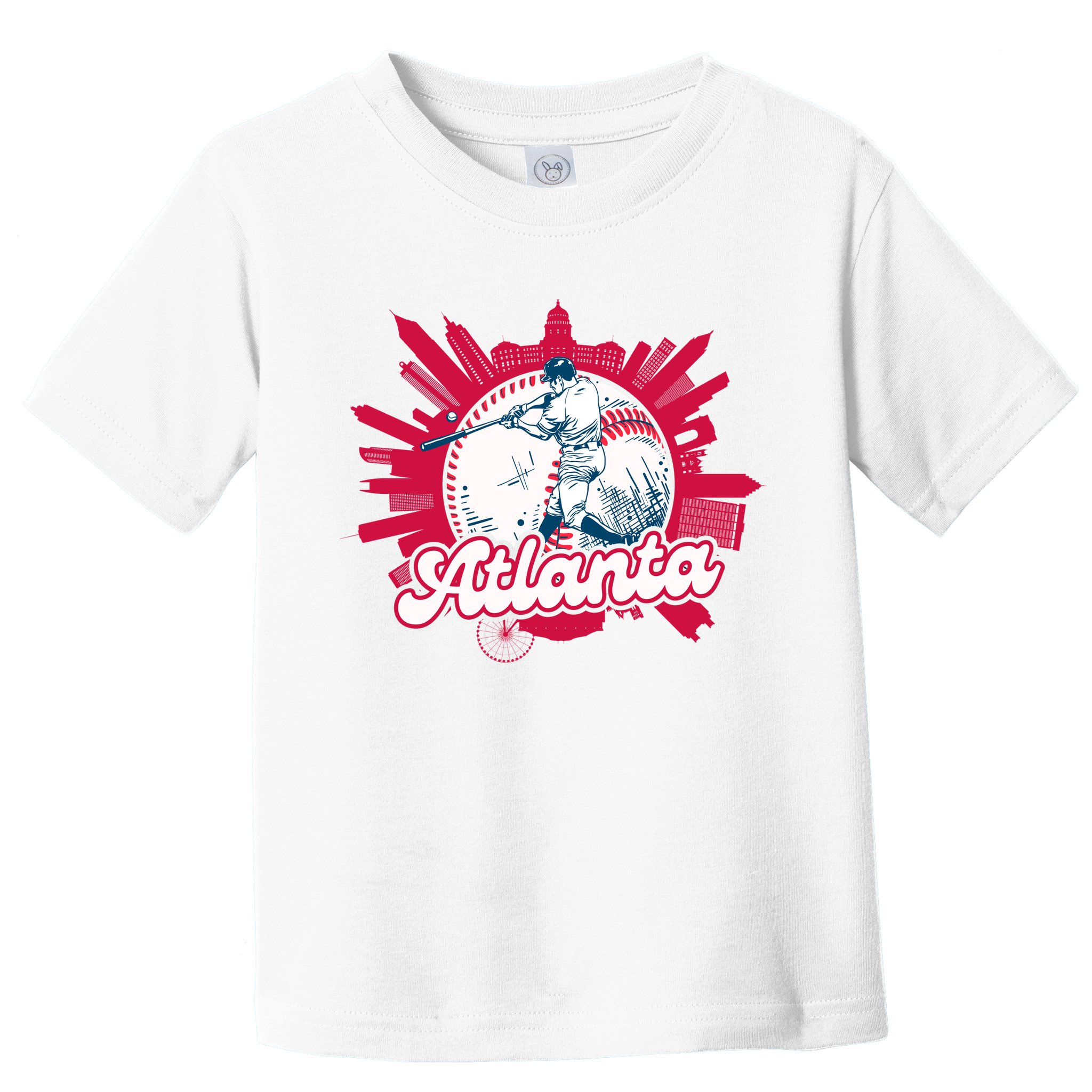 Vintage Atlanta Baseball Toddler T-Shirt