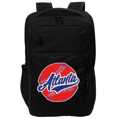 Vintage Atlanta Baseball Sports Impact Tech Backpack