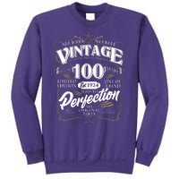 Vintage All Bark No Bite 100th Birthday Est 1924 Sweatshirt