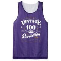 Vintage All Bark No Bite 100th Birthday Est 1924 Mesh Reversible Basketball Jersey Tank