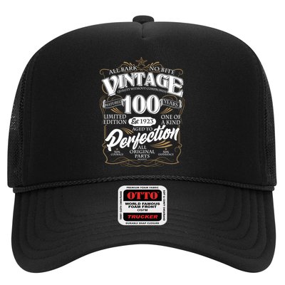 Vintage All Bark No Bite 100th Birthday Est 1923 Trucker Hat