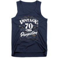 Vintage All Bark No Bite 70th Birthday Est 1953 Tank Top