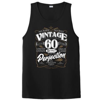 Vintage All Bark No Bite 60th Birthday Est 1963 PosiCharge Competitor Tank