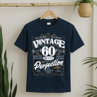 Vintage All Bark No Bite 60th Birthday Est 1963 T-Shirt
