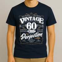 Vintage All Bark No Bite 60th Birthday Est 1963 T-Shirt