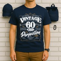 Vintage All Bark No Bite 60th Birthday Est 1963 T-Shirt