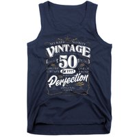 Vintage All Bark No Bite 50th Birthday Est 1973 Tank Top