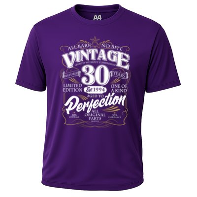 Vintage All Bark No Bite 30th Birthday Est 1994 Performance Shirt