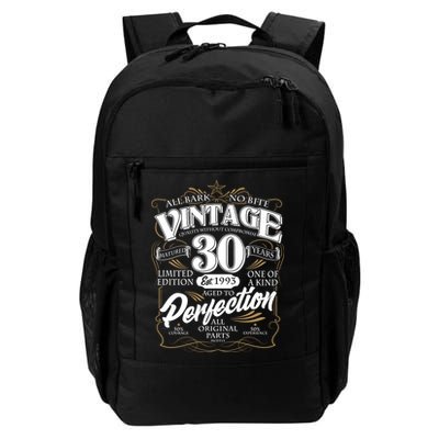 Vintage All Bark No Bite 30th Birthday Est 1993 Backpack