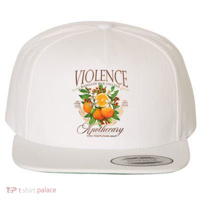 Violet Apothecary Basgiath War College Fourth Wing Bookish Wool Snapback Cap