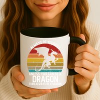 Vintage Always Be Yourself Unless You Can Be A Dragon Mug