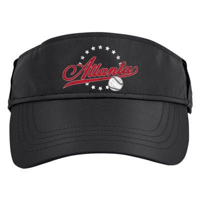 Vintage Atlanta Baseball Braves Adult Drive Performance Visor