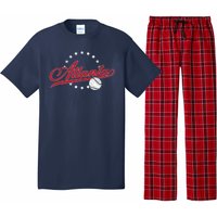 Vintage Atlanta Baseball Braves Pajama Set