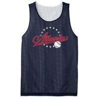 Vintage Atlanta Baseball Braves Mesh Reversible Basketball Jersey Tank