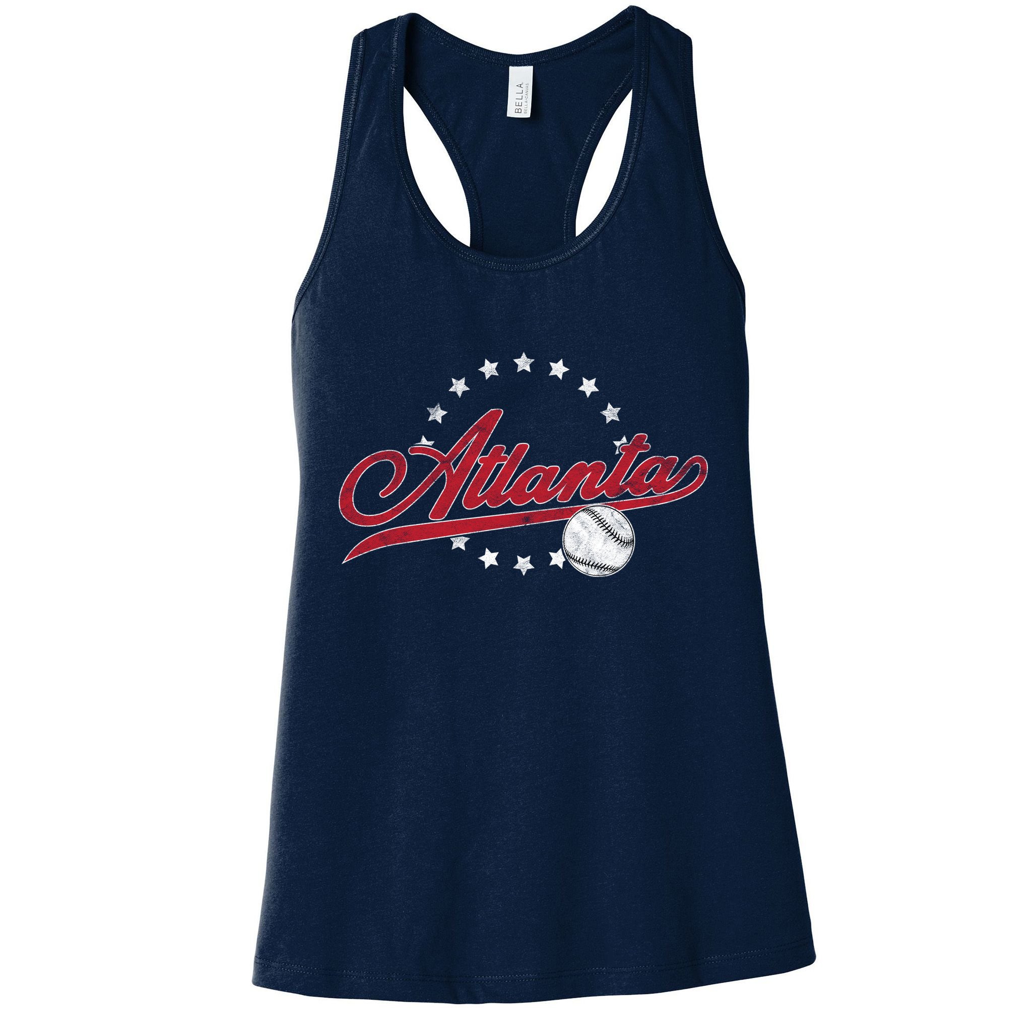 Vintage Atlanta Baseball Braves Womens Tank Top