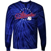 Vintage Atlanta Baseball Braves Tie-Dye Long Sleeve Shirt