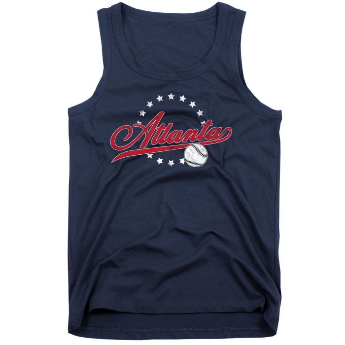 Vintage Atlanta Baseball Braves Tank Top