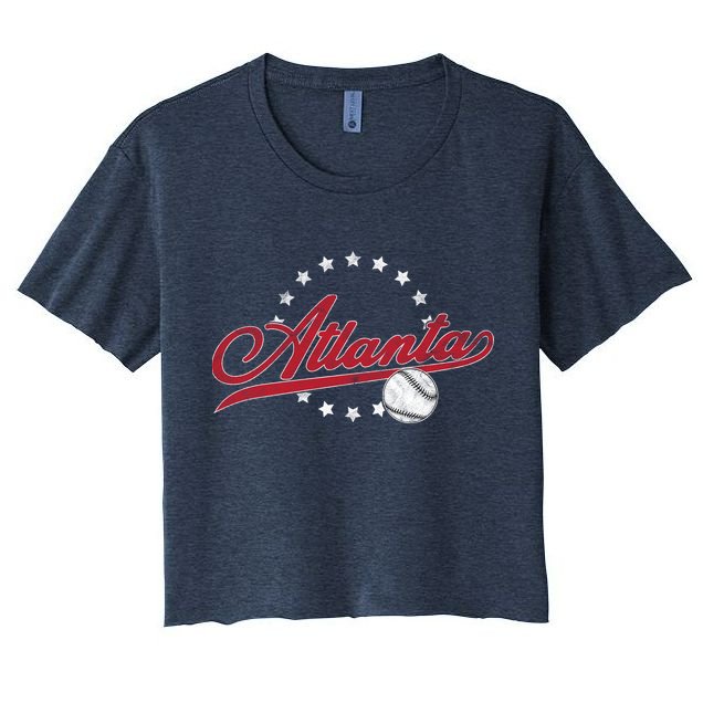 Vintage Atlanta Baseball Braves Crop Top