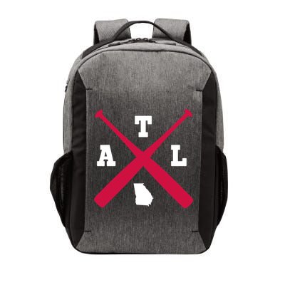 Vintage Atlanta Baseball Bats Georgia State Outlin Vector Backpack