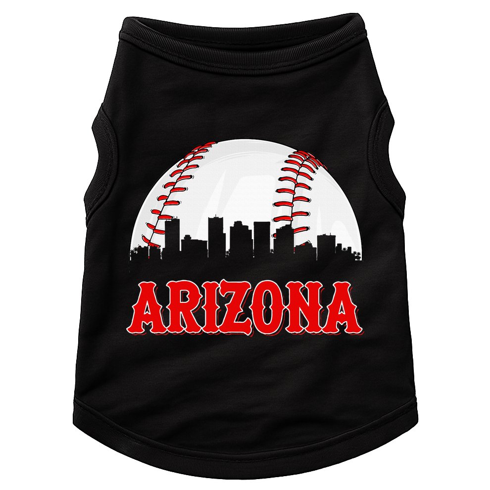 Vintage Arizona Baseball Player And Fans Doggie Tank