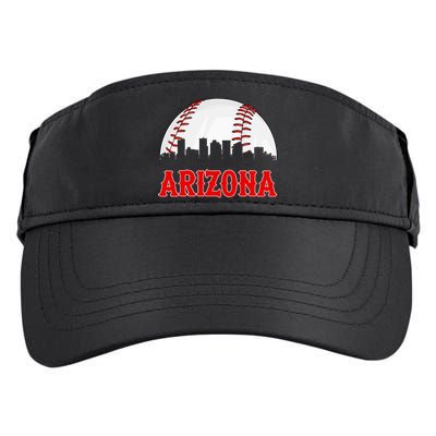 Vintage Arizona Baseball Player And Fans Adult Drive Performance Visor