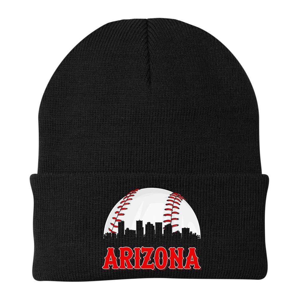 Vintage Arizona Baseball Player And Fans Beanie
