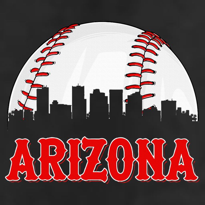 Vintage Arizona Baseball Player And Fans Beanie