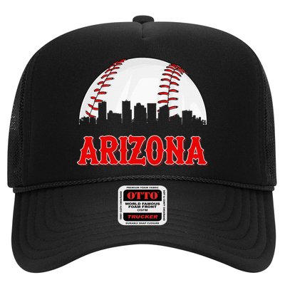 Vintage Arizona Baseball Player And Fans Trucker Hat