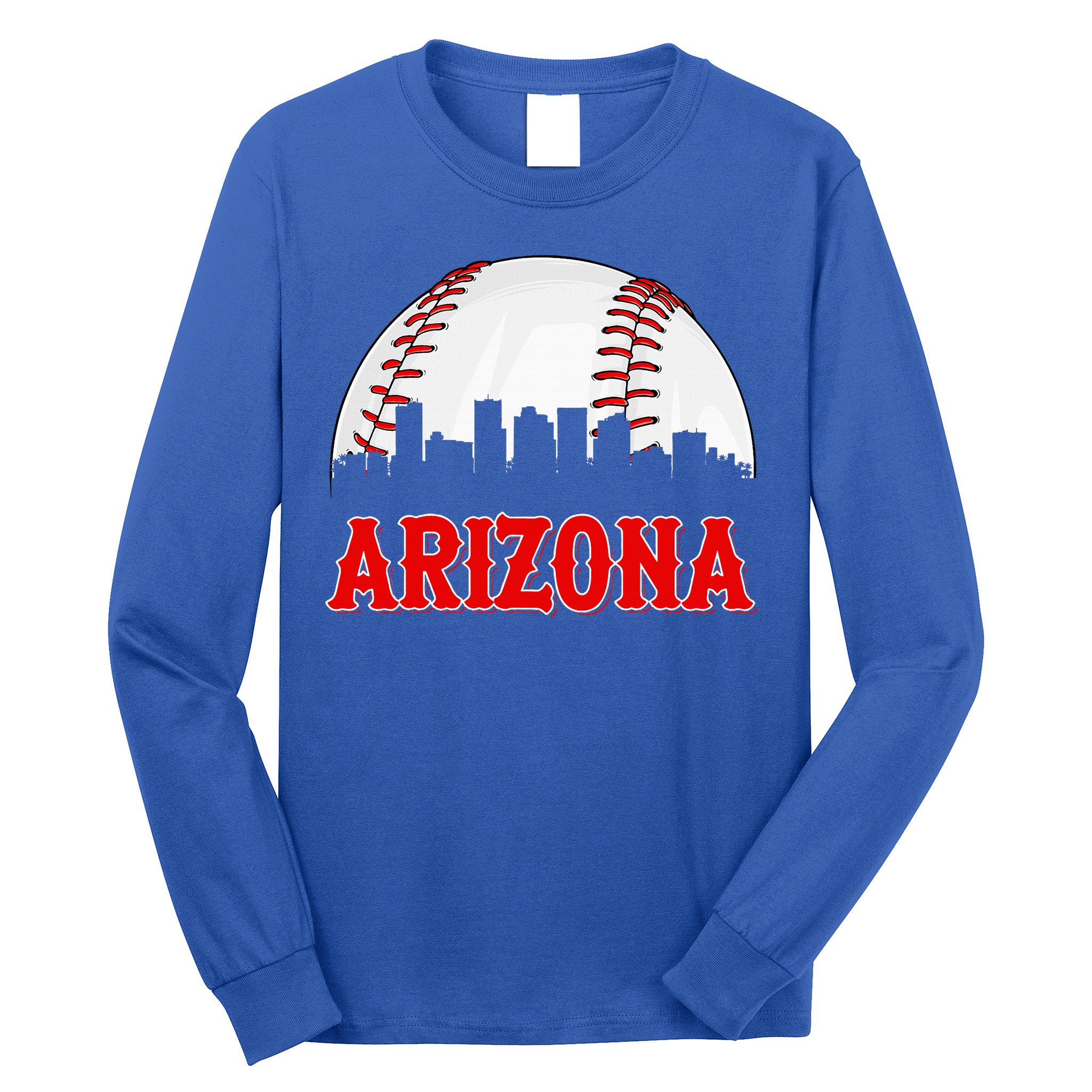 Vintage Arizona Baseball Player And Fans Long Sleeve Shirt