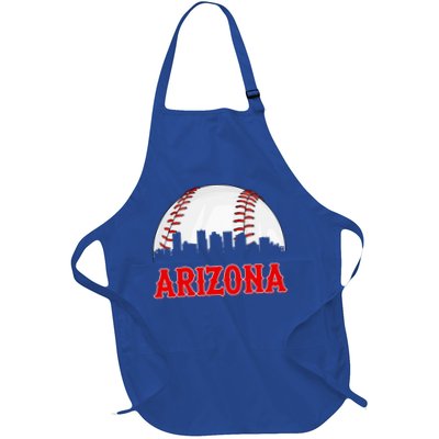 Vintage Arizona Baseball Player And Fans Apron