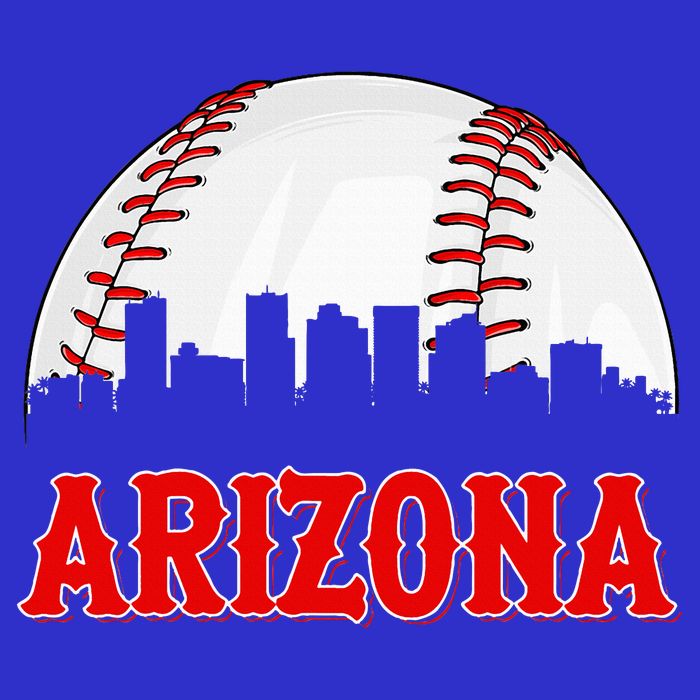 Vintage Arizona Baseball Player And Fans Toddler T-Shirt