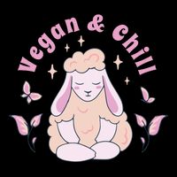 Vegan And Chill Sheep Cooling Performance Crew T-Shirt