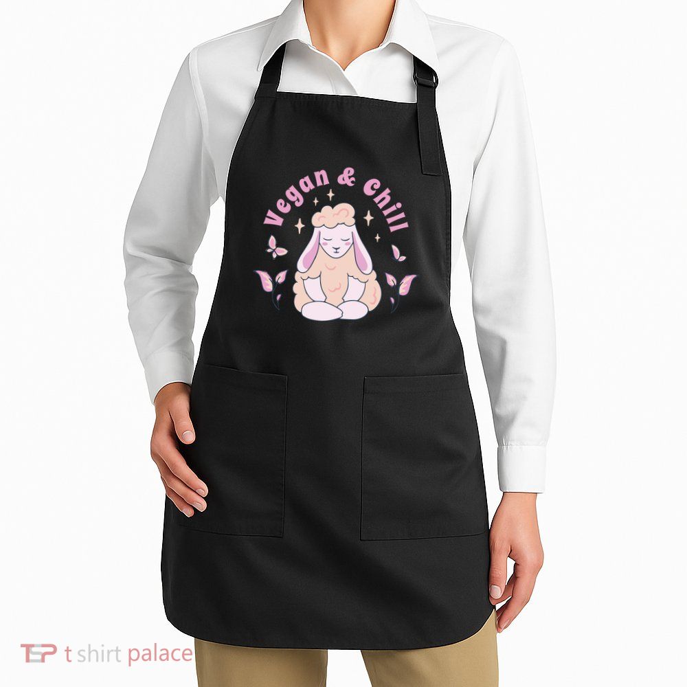 Vegan And Chill Sheep Apron