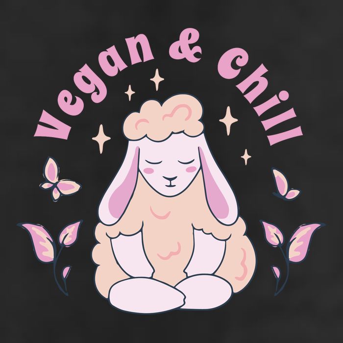 Vegan And Chill Sheep Adult Drive Performance Visor