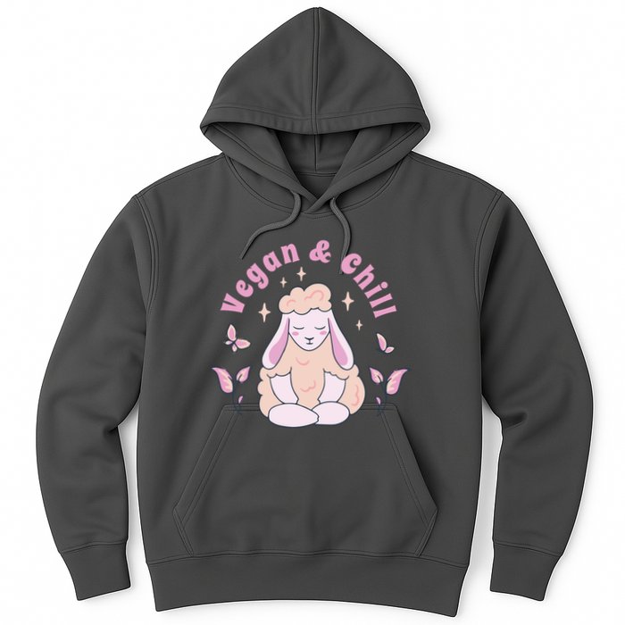Vegan And Chill Sheep Hoodie
