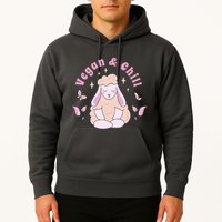 Vegan And Chill Sheep Hoodie