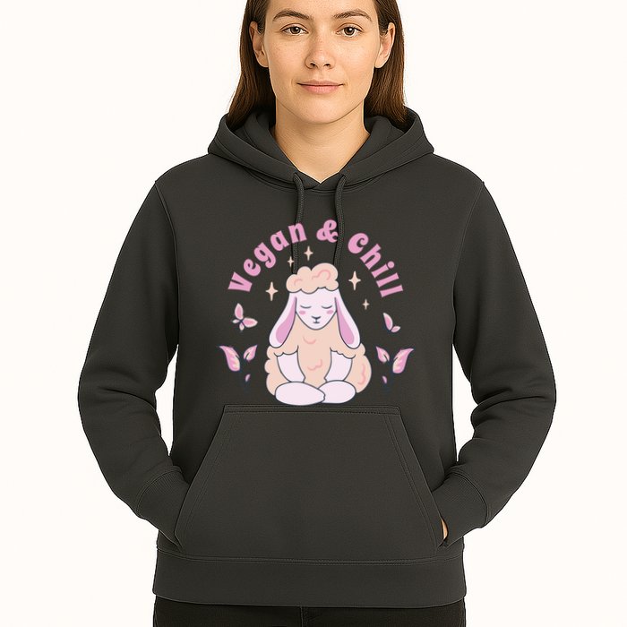 Vegan And Chill Sheep Hoodie