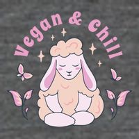 Vegan And Chill Sheep Hoodie