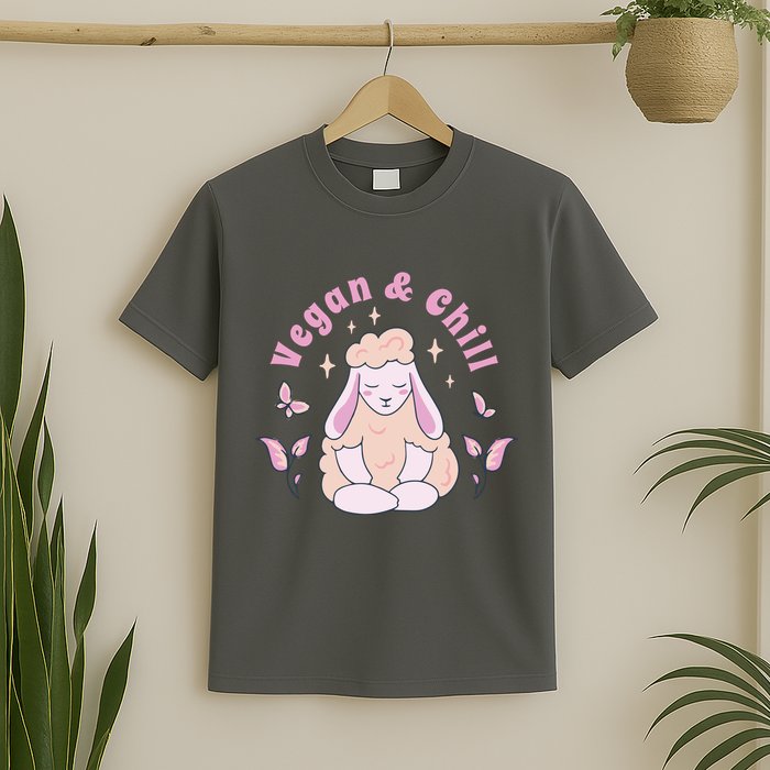 Vegan And Chill Sheep T-Shirt
