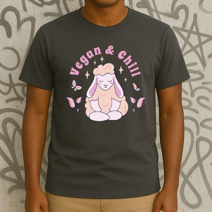 Vegan And Chill Sheep T-Shirt