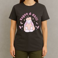 Vegan And Chill Sheep T-Shirt