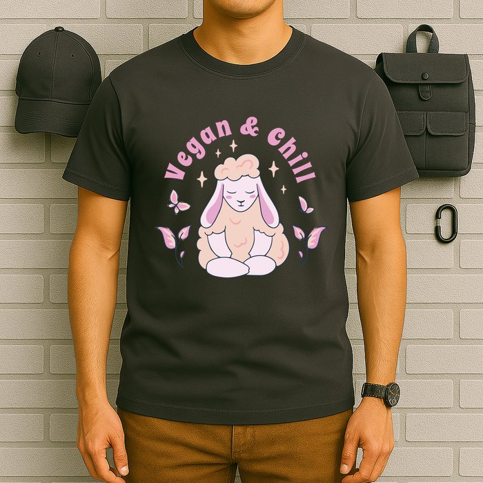 Vegan And Chill Sheep T-Shirt